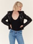 Women Black Moto Jacket