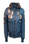 Men Blue Top Gun Jacket