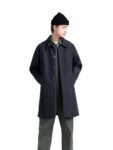 Men Matte Black Coat