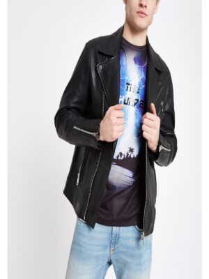 Men Biker Leather Jacket