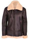 Women B3 Aviator Shearling Leather Jacket