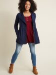 Women Royal Blue Wool Coat