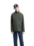 Men Olive Utility Jacket