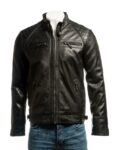 Black Biker Leather Jacket