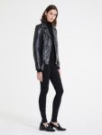 Women Black Biker Jacket