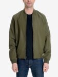 Men Military Green Bomber Jacket