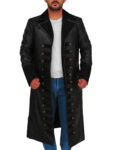 Captain Hook Black Trench Coat
