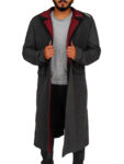 Charcoal Long Coat For Men