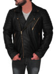 Men Classic Black Brando Jacket