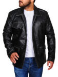 Vintage Black Leather Jacket