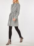 Women Grey Wool Trench