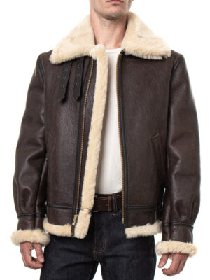 Classic B 3 Sheepskin Leather Bomber Jacket