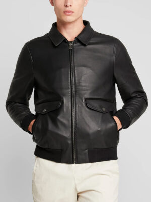 Biker Jacket Men Lambskin Leather Jacket