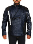 Avengers White Wolf Leather Jacket