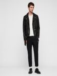 Men Coal Black Biker Jacket