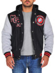 Varsity Jacket with Hoodie