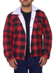 Red Check Cotton Jacket