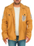Cool Light Brown Cotton Jacket