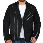Rocker Suede Leather Jacket