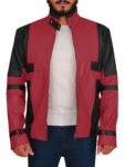 Red & Black Biker Jacket