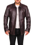 Classic Brown Leather Jacket