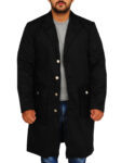 Men Decent Black Long Coat