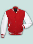 Red White Varsity Jacket