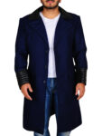 Oxford Blue Wool Coat