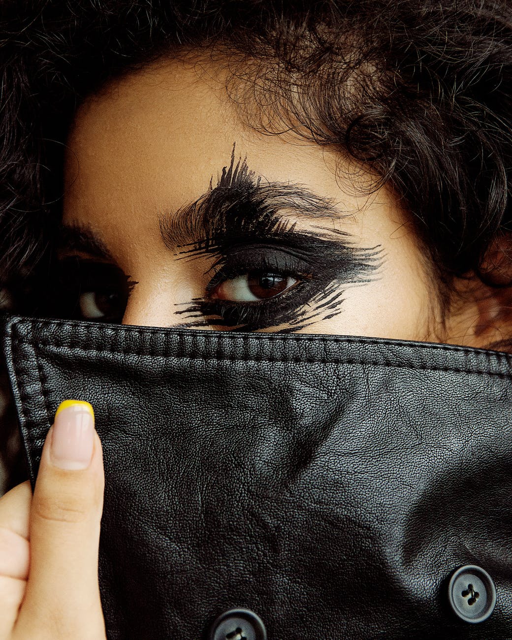 Women Black Leather Jacket - MauveTree