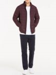 Men Maroon Puffer Jacket