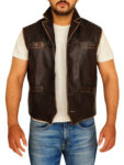 Rub Buff Brown Vest