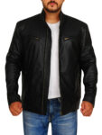 Trendy Biker Leather Jacket