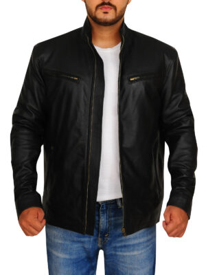 Trendy Biker Leather Jacket