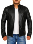 Slim Fit Biker Leather Jacket