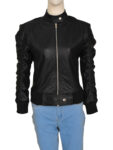 Chic Women Black Leather Jacket