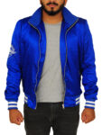 Azure Blue Men Jacket